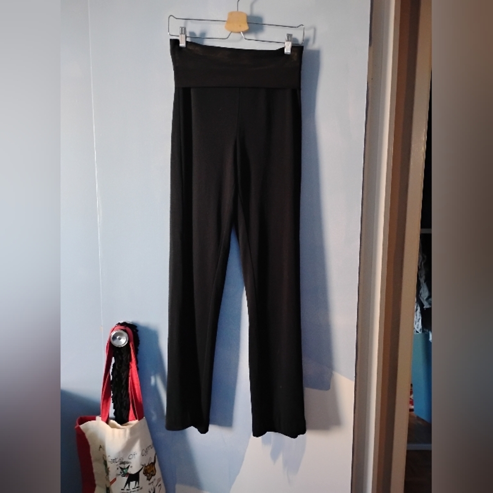 Marie Saint Pierre Black Lightweight Wool Pants Mesh Lining M